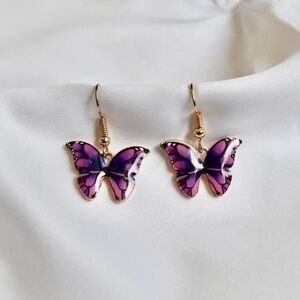 Y2K Butterfly Earrings – Retro 2000s-Inspired Trendy Butterfly Jewelry